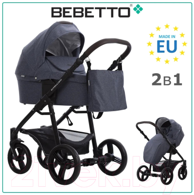 Детская универсальная коляска Bebetto Kitelli 2 в 1  (SE05/рама черная)