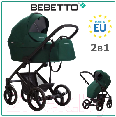 Детская универсальная коляска Bebetto Magnum Light 2 в 1  (04/черная рама)