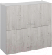 Шкаф навесной для кухни Кортекс-мебель Корнелия Лира ВШ80-2г (дуб монтерей) - 
