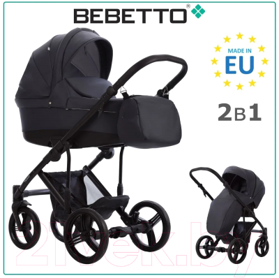 Детская универсальная коляска Bebetto Tiger 2 в 1  (230/рама черная)