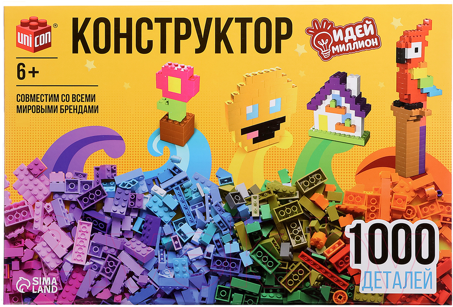 Конструктор Unicon Классический набор CH8800-1000PCS / 10180833