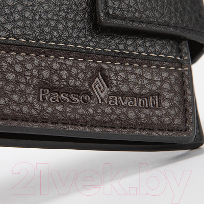 Портмоне Passo Avanti 519-701-905-BBW (черный/коричневый)
