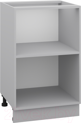 Шкаф-стол кухонный Кортекс-мебель Корнелия Лира НШ50р без столешницы (ателье светлый)