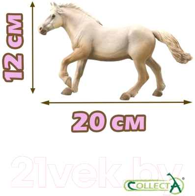 Фигурка коллекционная Collecta Американская кремовая лошадь / 88846b