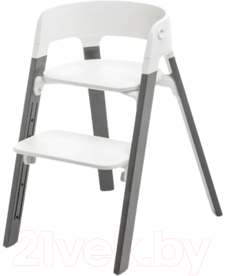 Стульчик для кормления Stokke Steps / 349703 (White/Hazy Grey)