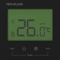 Терморегулятор для теплого пола Теплолюкс Pontus (черный) - 