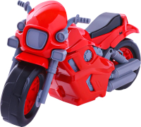 Мотоцикл игрушечный РЫЖИЙ КОТ Спорт / И-3407 (красный) - 