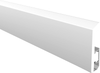 Плинтус Winart Quadratum Pro 65мм Белый матовый (2м) - 
