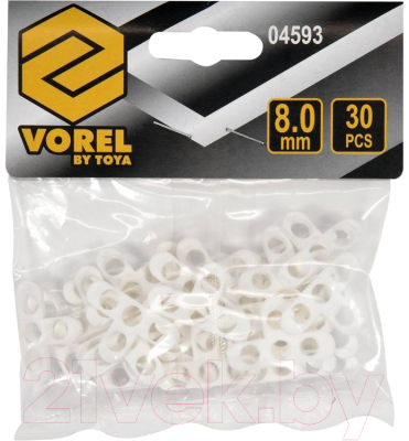 Крестики для укладки плитки Vorel Т-образные 8.0мм / 04593 (30шт)