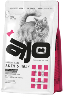 Сухой корм для кошек AJO Skin & Hair Здоровая кожа и красивая шерсть (400г) - 