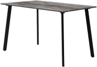 Обеденный стол Millwood Шанхай Л18 120x70 (сосна пасадена/металл черный) - 
