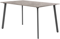Обеденный стол Millwood Шанхай Л18 130x80 (бетон/графит) - 