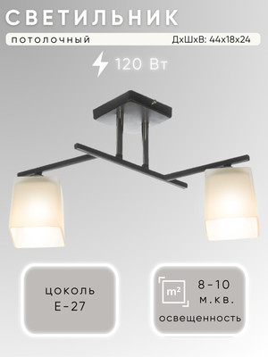 

Потолочный светильник, НПБ 02-2x60-101 / N5956/2