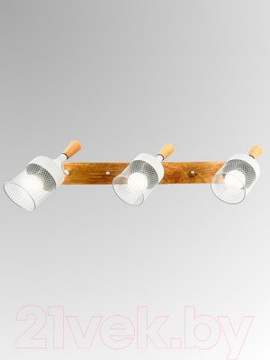 Спот Aitin-Pro НПБ 02-3x60-102 / N6235/3 (белый/дерево) - 