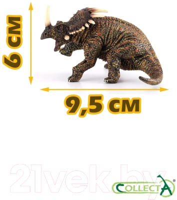 Фигурка коллекционная Collecta Стиракозавр / 88147b  (коричневый)