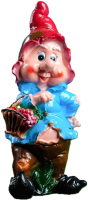 

Фигурка для сада, Гном с виноградом / 606262