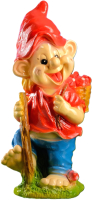 

Фигурка для сада, Гном с грибами средний / 3866587