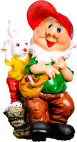 

Фигурка для сада, Гном с зайцем / 7025692
