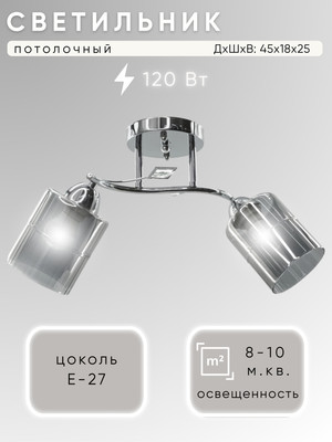 

Потолочный светильник, НПБ 02-2x60-101 / 9073/2