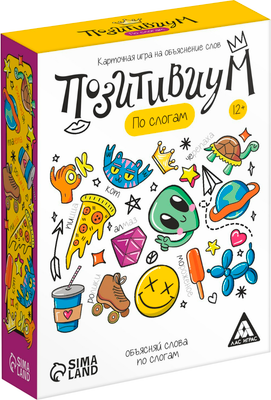

Настольная игра, Позитивиум по слогам / 7153845