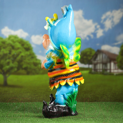 Изображение товара Фигурка для сада Хорошие сувениры Гном с сачком / 5087631