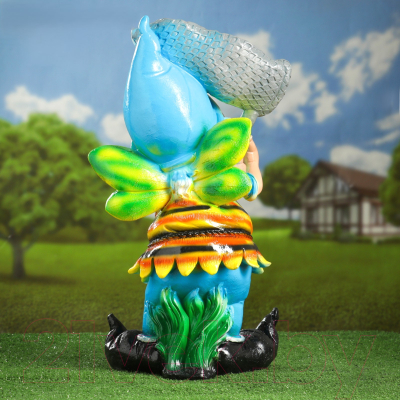 Изображение товара Фигурка для сада Хорошие сувениры Гном с сачком / 5087631