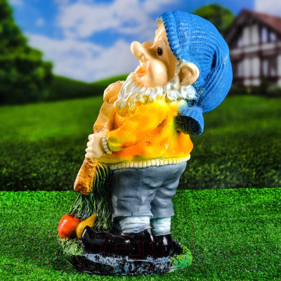 Изображение товара Фигурка для сада Хорошие сувениры Гном с табличкой / 1134711