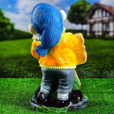 Изображение товара Фигурка для сада Хорошие сувениры Гном с табличкой / 1134711