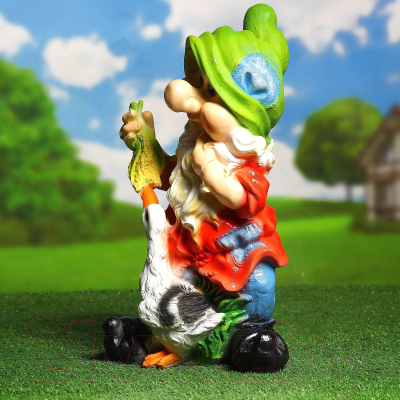 Изображение товара Фигурка для сада Хорошие сувениры Гном с уткой / 1090075