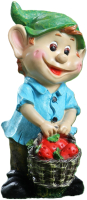 

Фигурка для сада, Гномик с корзинкой ягод / 4932828