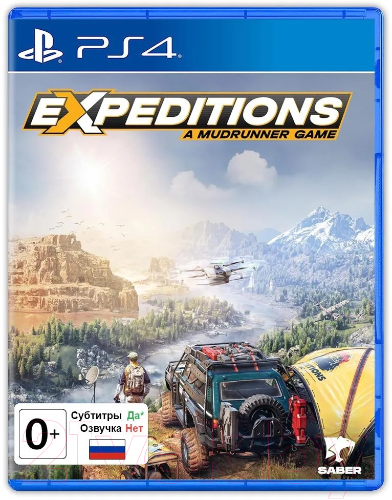 Игра для игровой консоли PlayStation 4 Expeditions: A MudRunner Game (EU pack, RU subtitles)