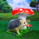 Миниатюра изображения товара Фигурка для сада Хорошие сувениры Гриб с двумя ежами / 1090079
