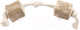 Игрушка для собак Coffee Wood Канатная гантель с кофейными бочонками / ROPE/CW-2XL - 