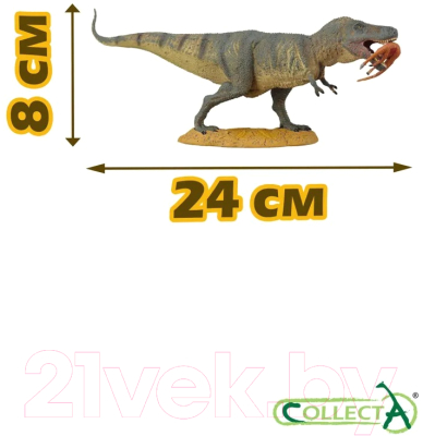 Фигурка коллекционная Collecta Тиранозавр Рекс с добычей / 88573b 