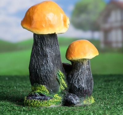 Изображение товара Фигурка для сада Хорошие сувениры Гриб-подосиновик тройной малый / 4074870