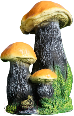 Изображение товара Фигурка для сада Хорошие сувениры Гриб-подосиновик тройной малый / 4074870