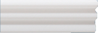 Плинтус потолочный SOLID C02/30 из эксрудированного пенополистирола (2м/28×20мм, белый) - 