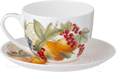 Чашка с блюдцем Lefard Fruit Basket / 104-995
