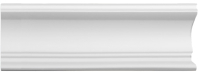 Плинтус потолочный SOLID C16/80 из эксрудированного пенополистирола (2м/80×80мм, белый) - 