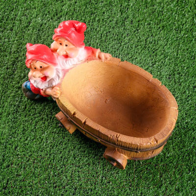 Изображение товара Фигурка для сада Хорошие сувениры Два гнома с телегой / 3866572