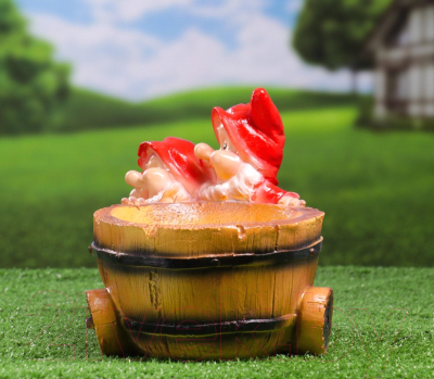 Изображение товара Фигурка для сада Хорошие сувениры Два гнома с телегой / 3866572