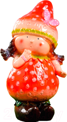 Изображение товара Фигурка для сада Хорошие сувениры Девочка клубничка малая / 1203873