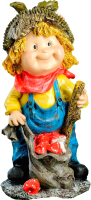 

Фигурка для сада, Девочка с мешком грибов / 6255359