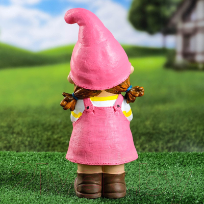 Изображение товара Фигурка для сада Хорошие сувениры Девочка с цветочками / 7640152