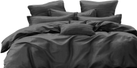 Комплект постельного белья PANDORA №1x1 19-5708 Черный Евро-стандарт (микрофибра-страйп) - 