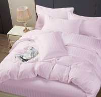 Комплект постельного белья PANDORA №3x3 13-3406 Сирень 1.5 (микрофибра-страйп) - 
