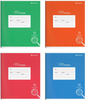 

Набор тетрадей, Однотонная школьная / ТШЧКЛО12-Ш-НМП