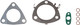 Ремкомплект турбокомпрессора Fischer Automotive KT130240E  - 