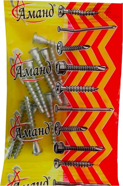 Конфирмат Аманд 7x50 цинк (10шт)