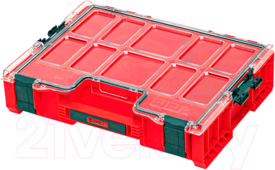 Ящик для инструментов QBrick System Pro Organizer 200 RED Ultra HD ORGQPRO200CZEPG001 (красный)